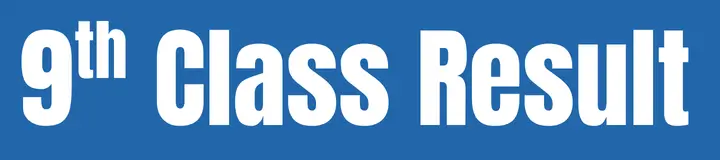 9th class result logo
